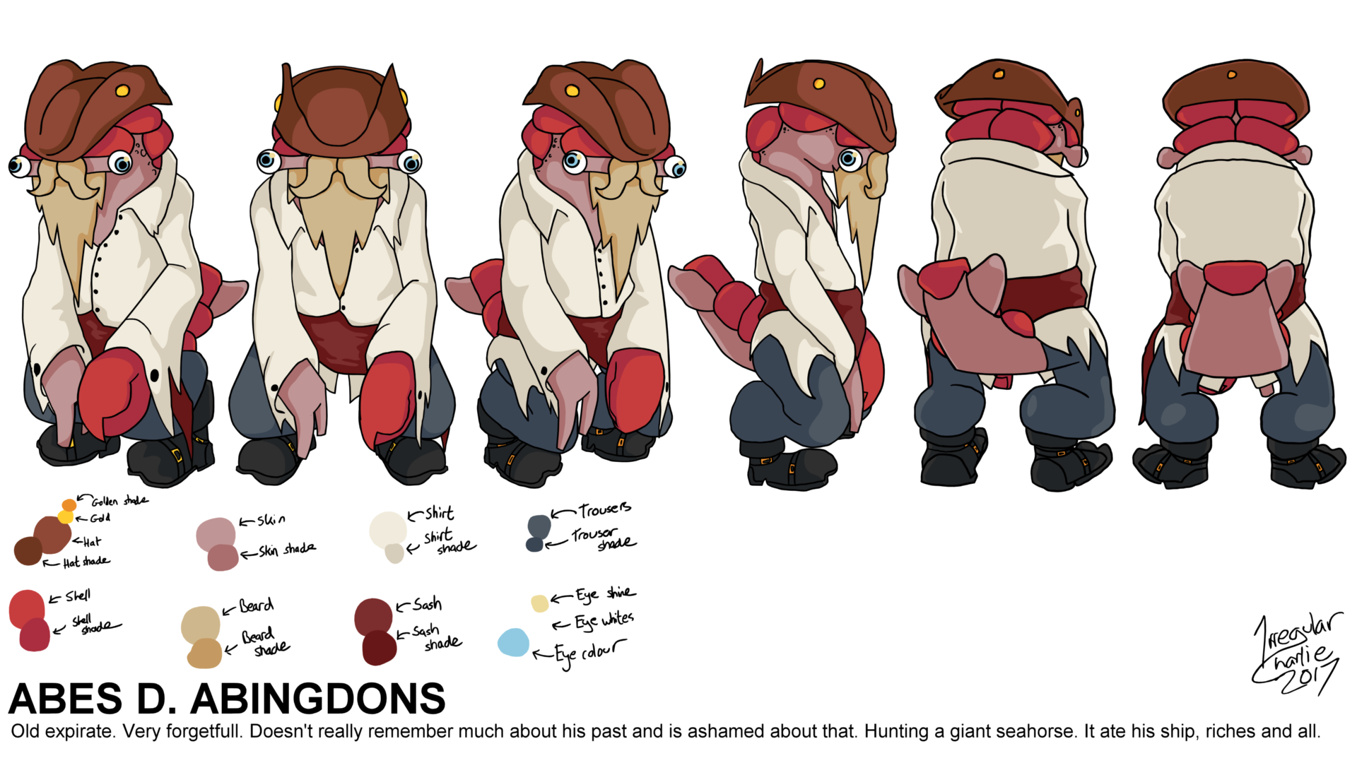 Abes D. Abingdon model sheet