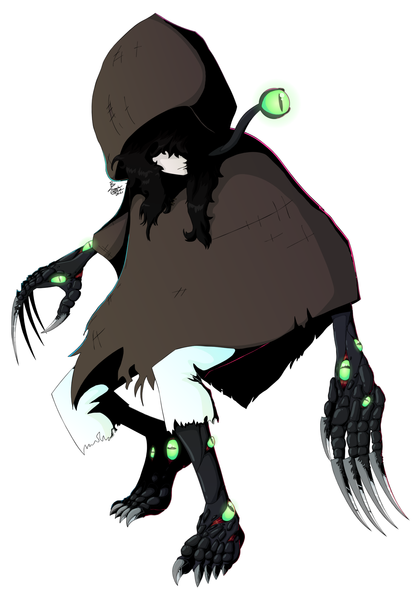Feral Little Thing Character Portrait