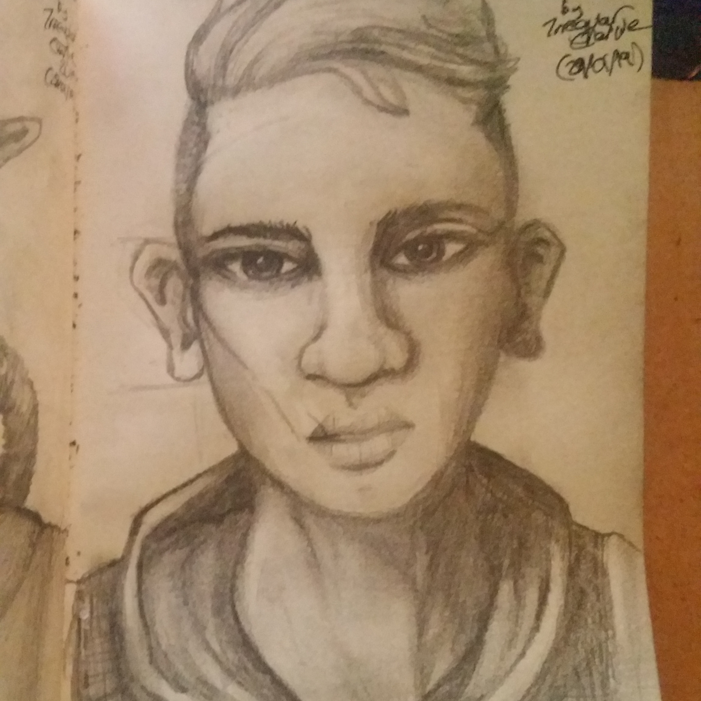 Khan Lee pencil sketch