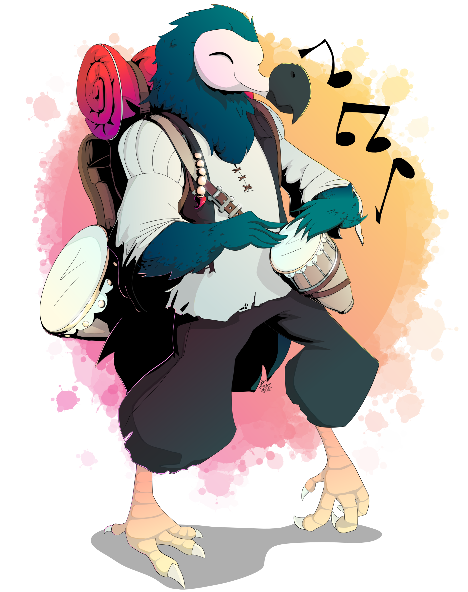 Unnamed Dodo Bard Character Portrait