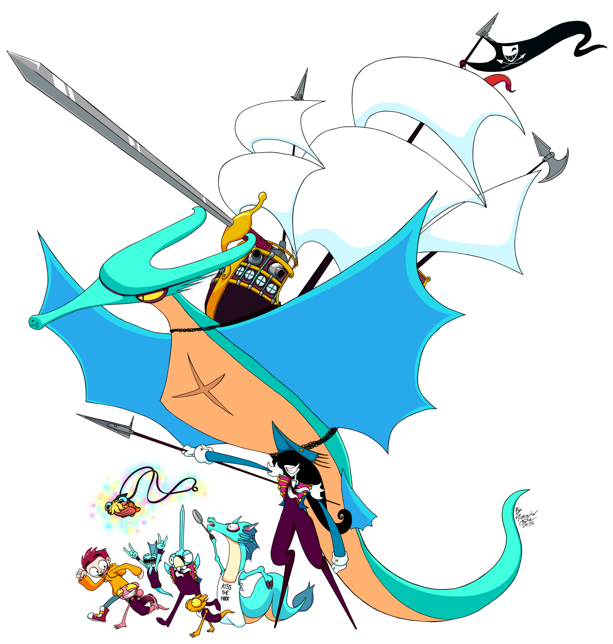The Revelry charge forward