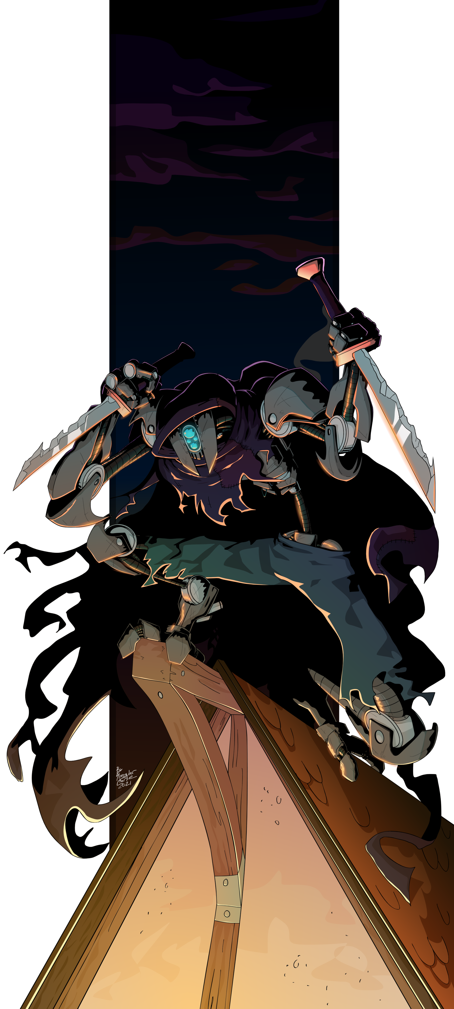Unnamed Warforged Rogue Character Portrait